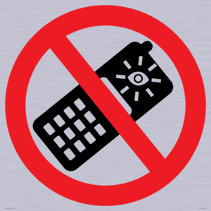 P910 Prohibition: No camera phones